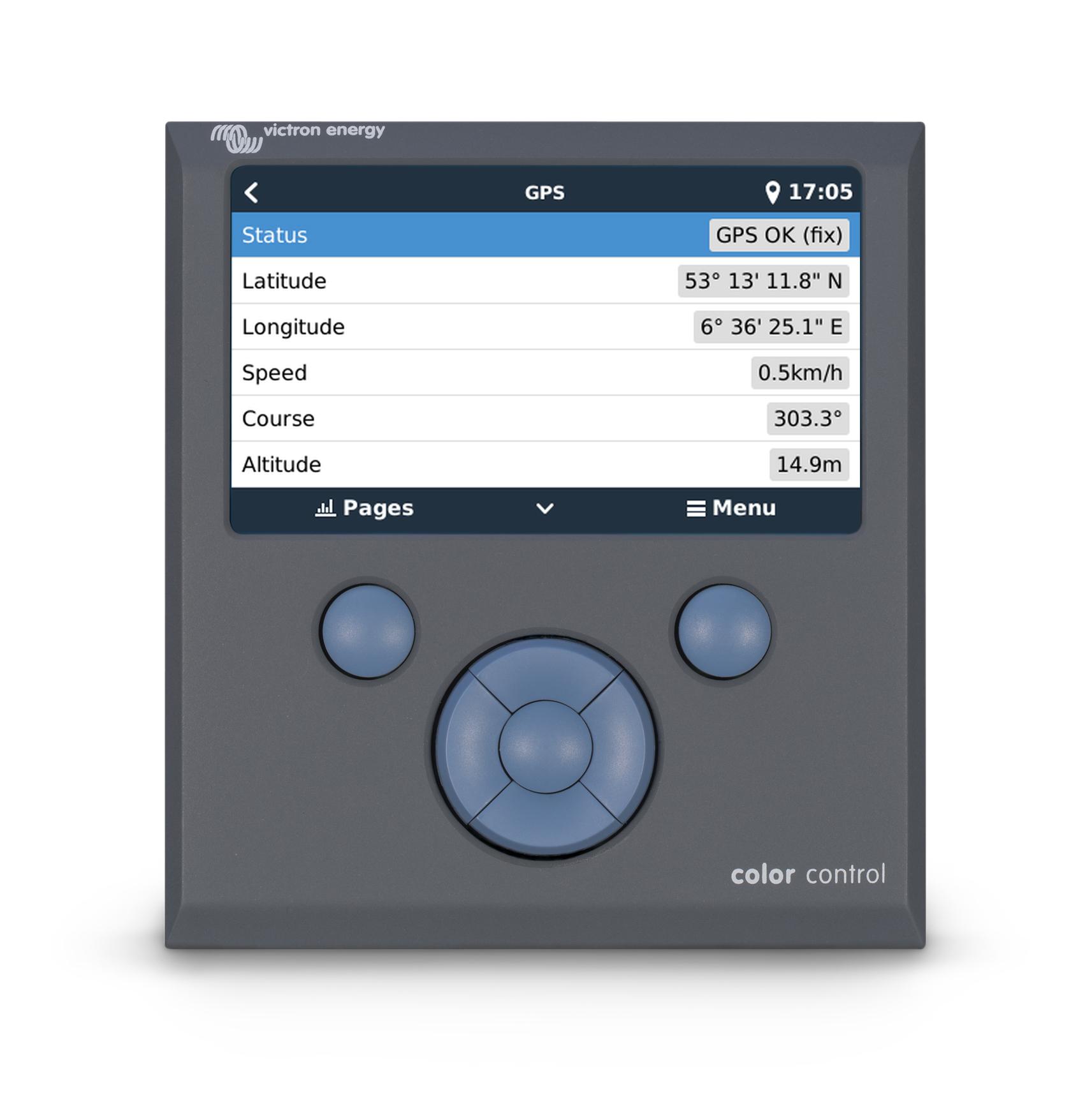 Color Control GX screen - GPS thumbnail