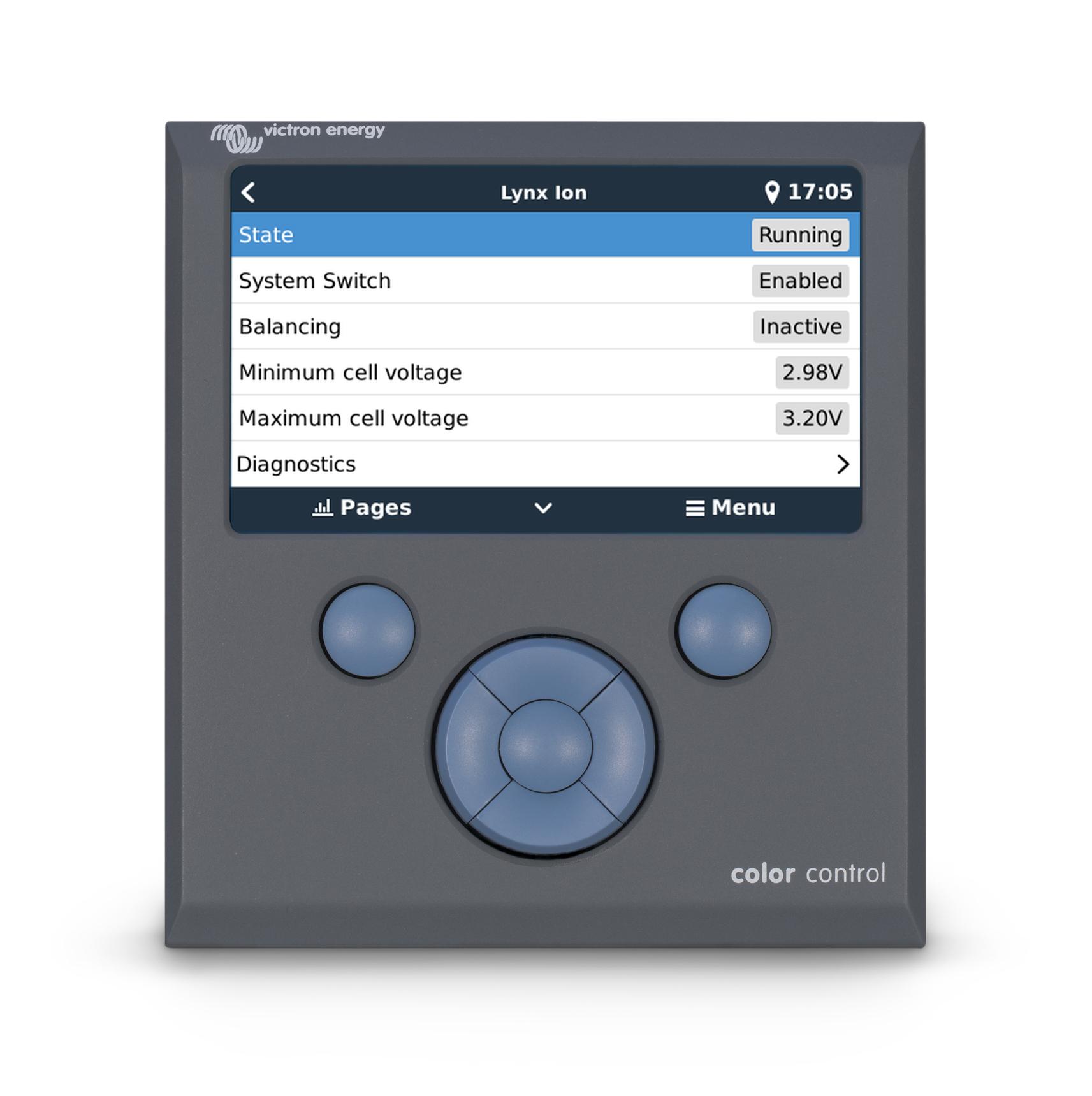 Color Control GX screen - Lynx Ion thumbnail