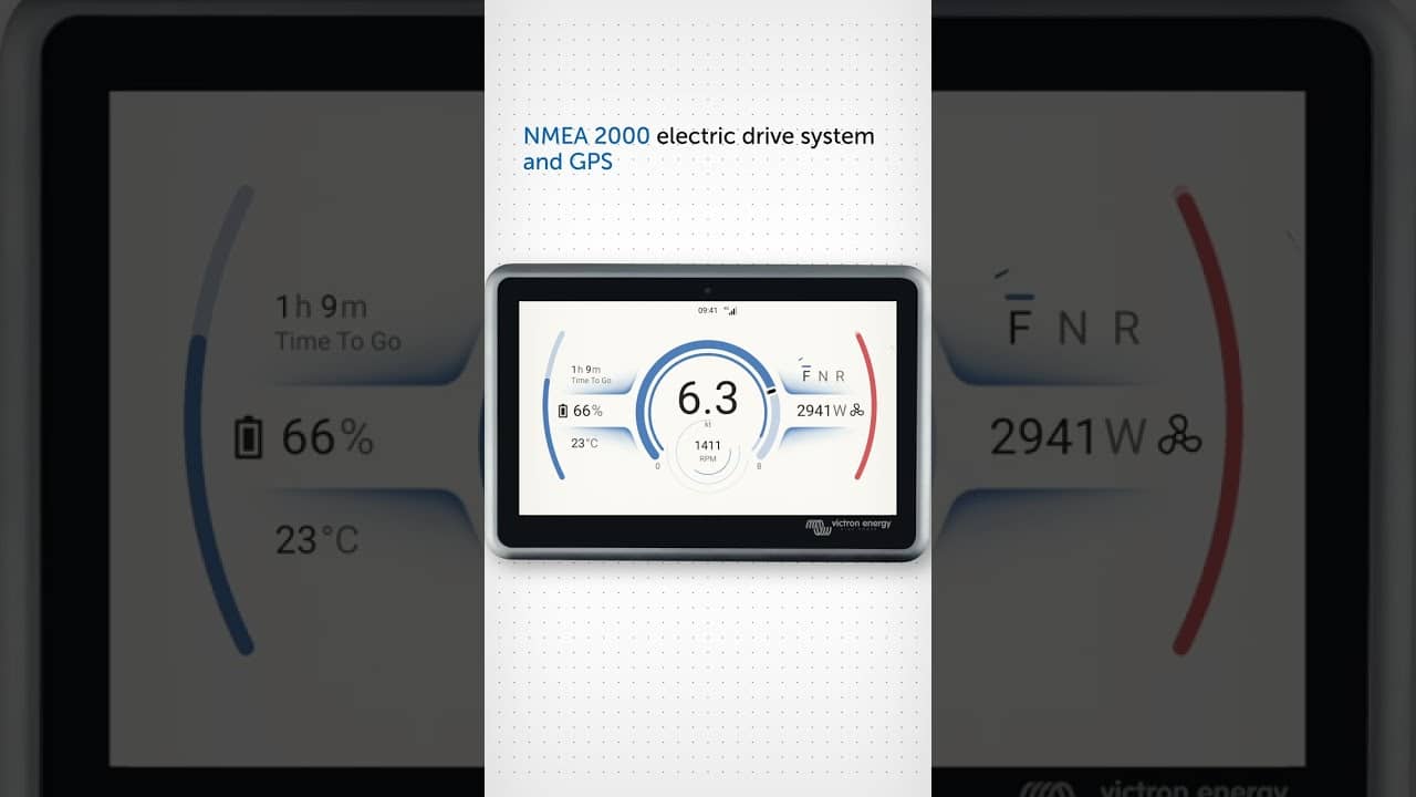 New Electric Boat Page in the latest Victron Energy Venus OS 3.60 #shorts