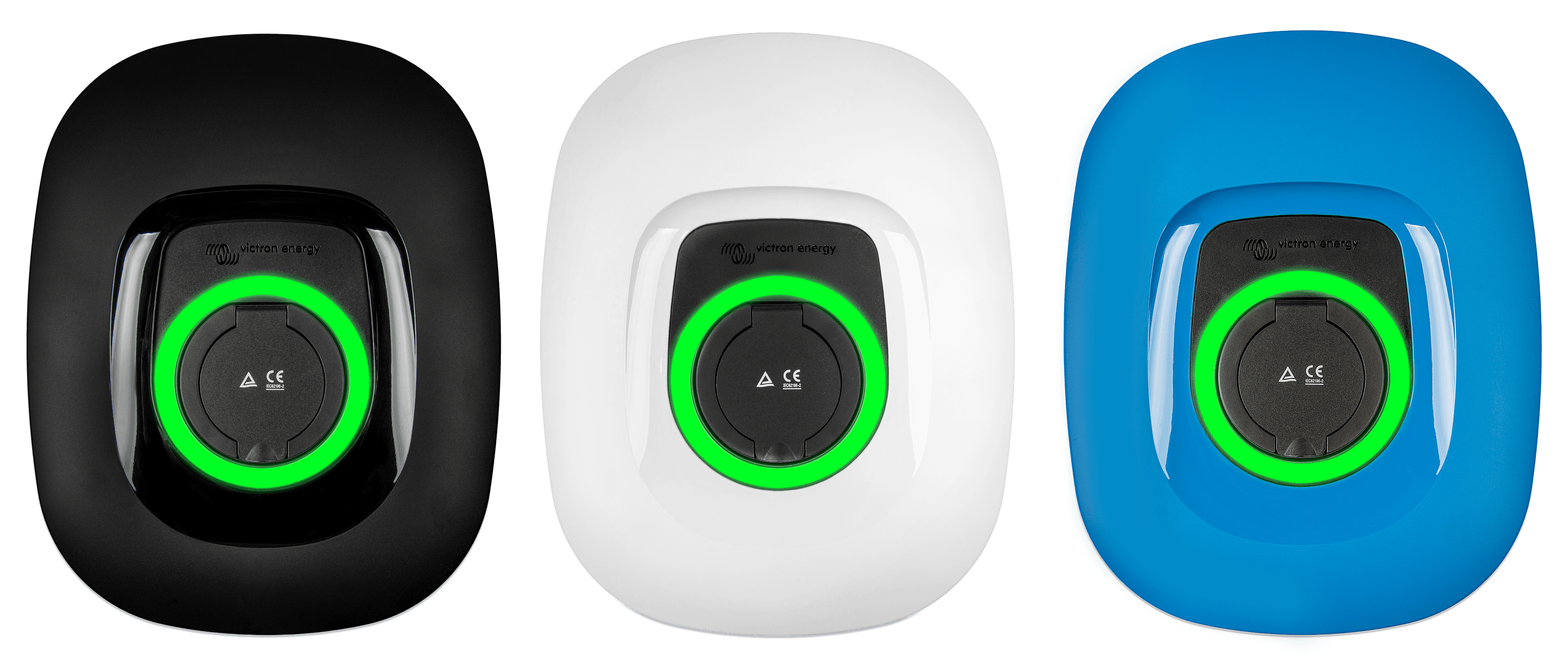 EVC200300410 - White front for EV Charging station NS (top-all colors-side by side-green LED) thumbnail